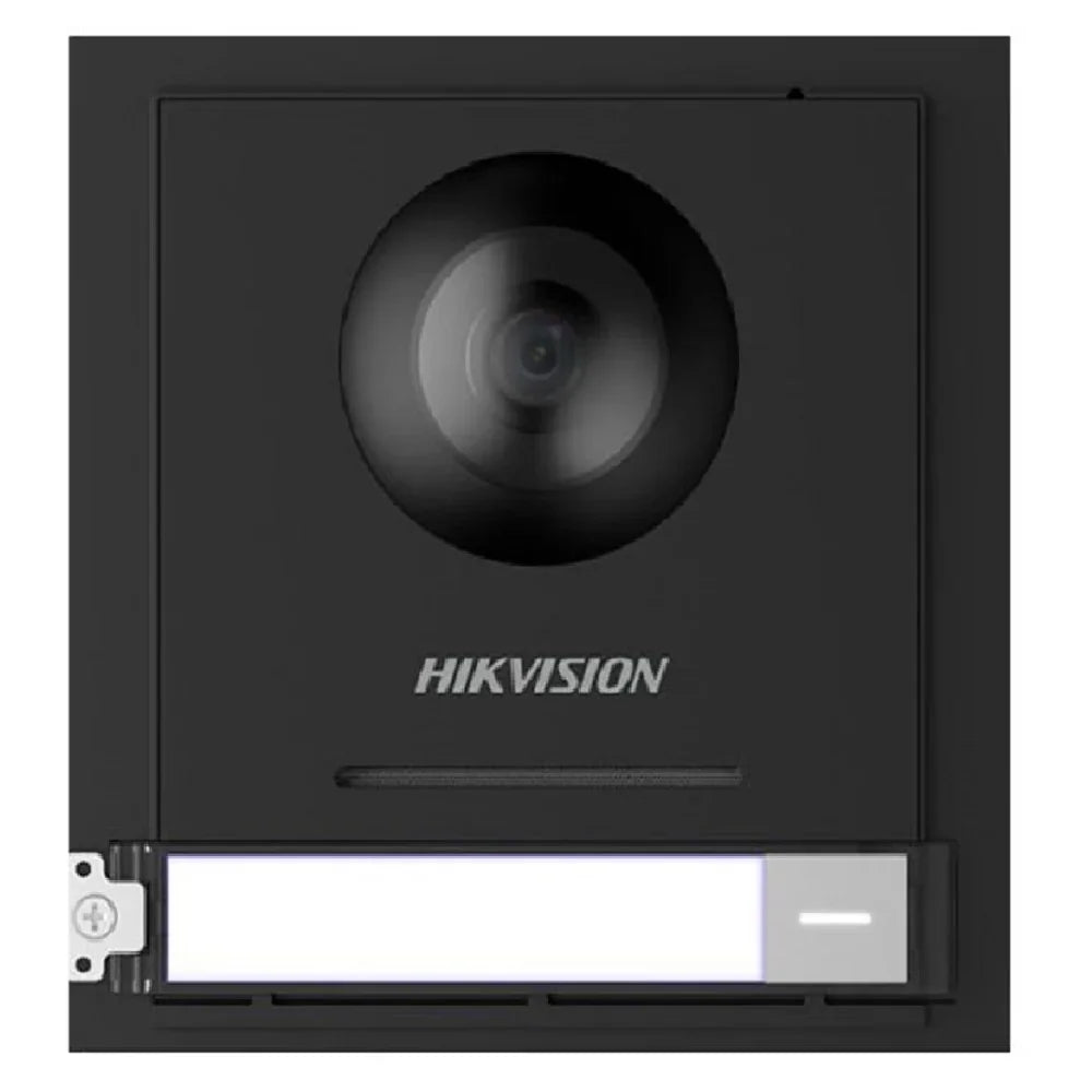 HIKVISION DS-KD8003-IME1 Portero Frente de Calle con Cámara Ojo de Pez 2MP un Botón