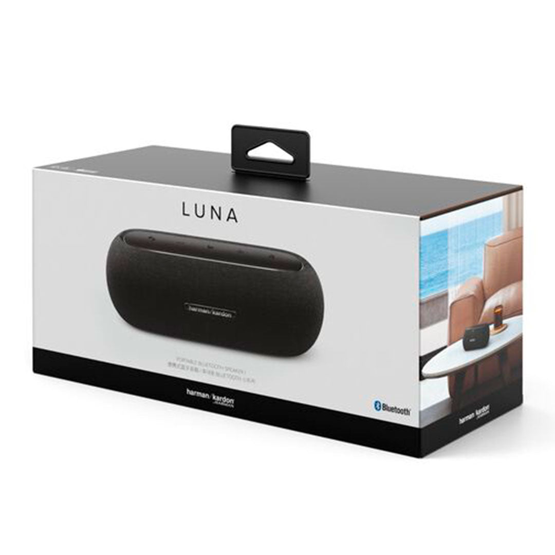 HARMAN KARDON LUNA, Parlante Bluetooth Portable 40W. Hasta 12 horas - HKLUNABLKAM