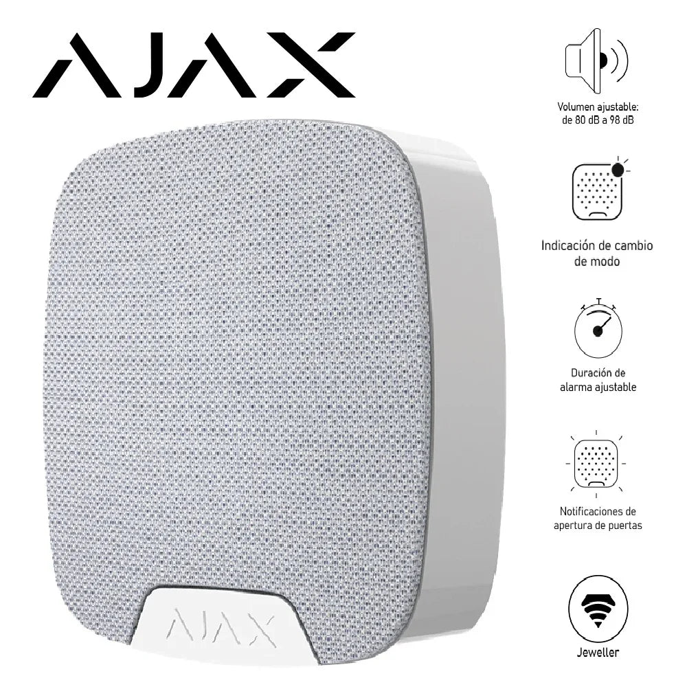 AJAX HOMESIREN Sirena Inalámbrica Interior 80 a 98dB