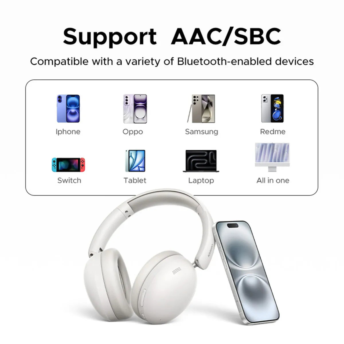 UGREEN HP205 45017 Audífonos Inalámbricos Studio Max5 Gris