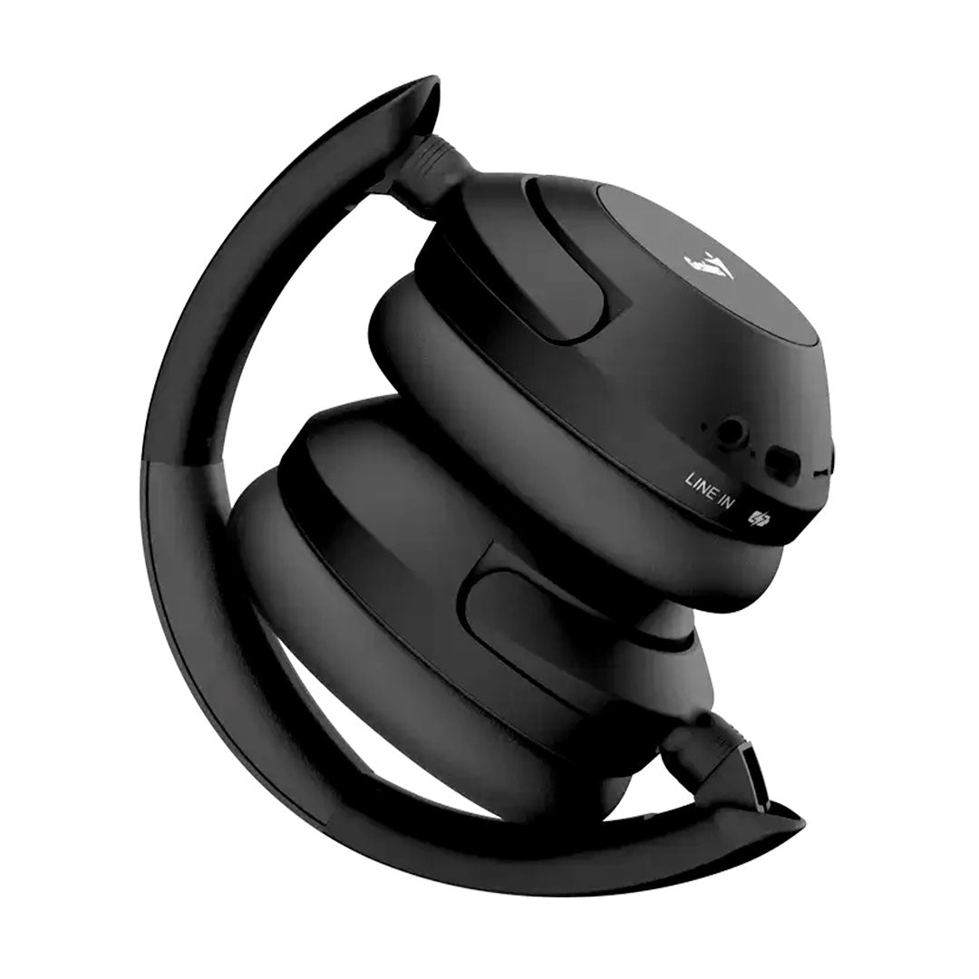 GENIUS HS-810BT Audífono inalámbrico Bluetooth plegable con micrófono, negro 31710029400
