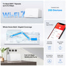 MERCUSYS HALO H47BE-2Pack Sistema WiFi 7 Mesh TriBanda BE9300