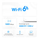 MERCUSYS HALO H70X (2-PACK) Pacote x2 Sistema WiFi 6 MESH para toda a casa AX1800