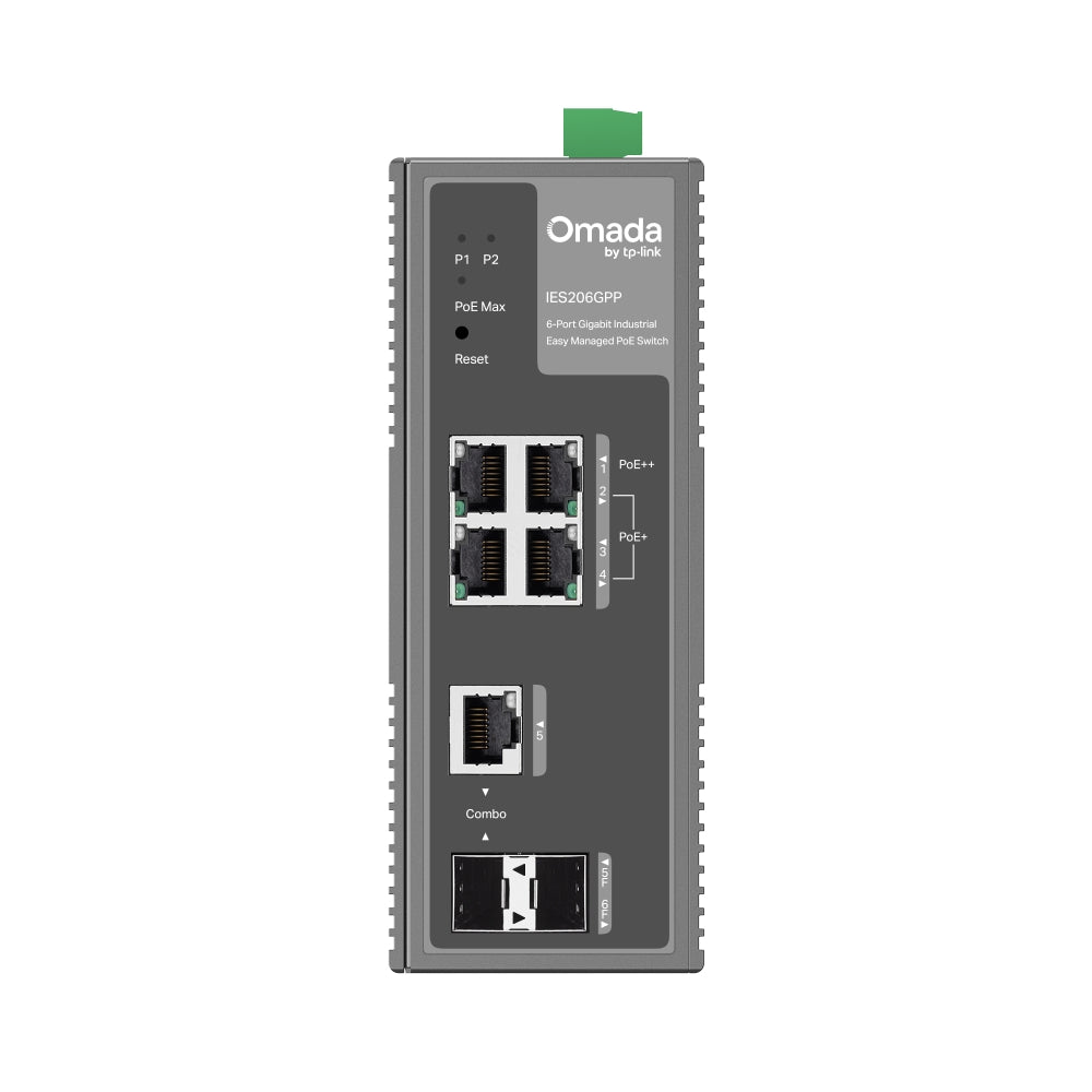 TP-LINK IES206GPP Switch 6 Puertos Gigabit