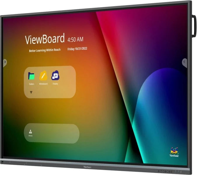 ViewSonic IFP8650-5F ViewBoard Pantalla interactiva 4K de 86" pulgadas con Android 13