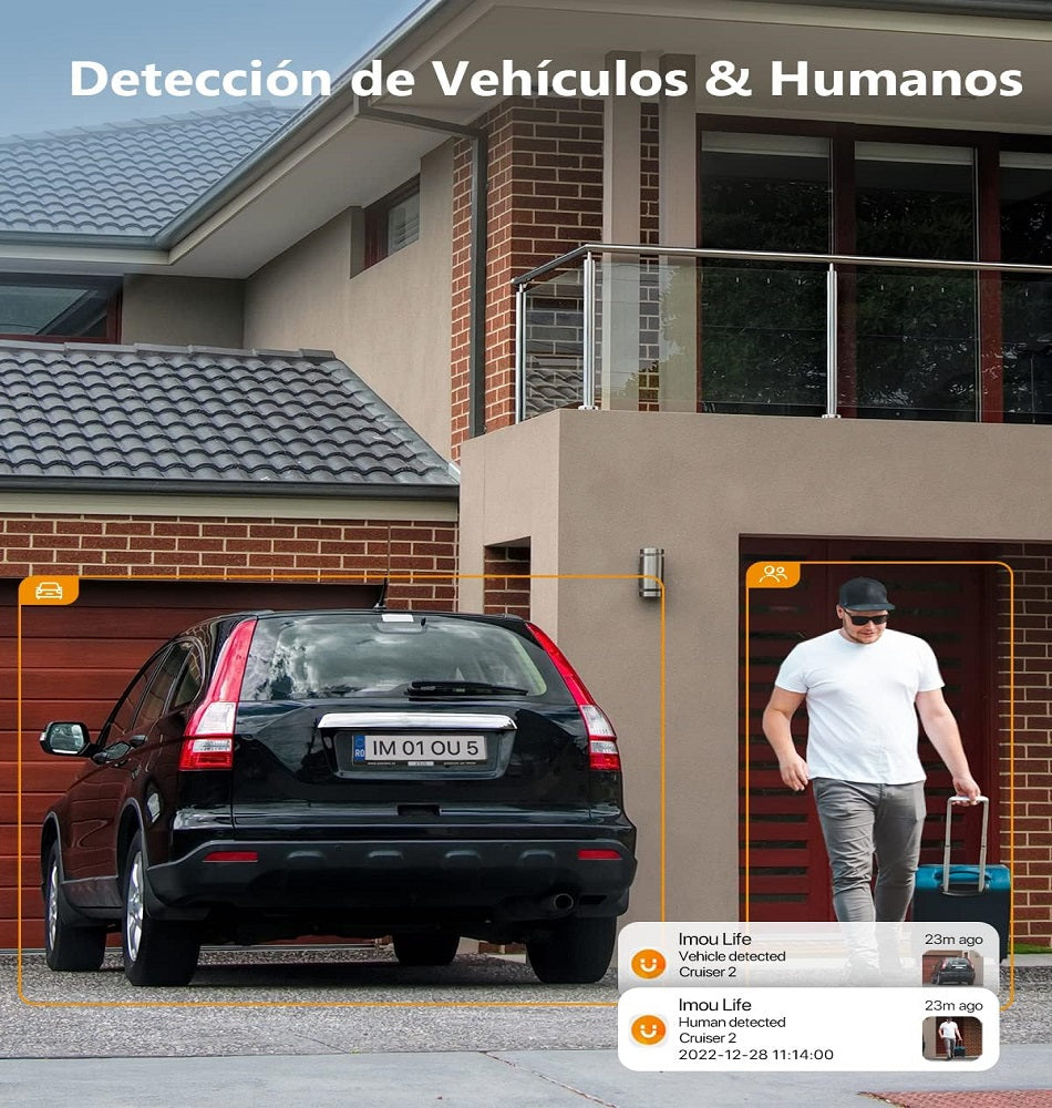IMOU CRUISER 2 2K Cámara de Seguridad WiFi 3MP PT 360º IPC-GS7EN-3M0WE
