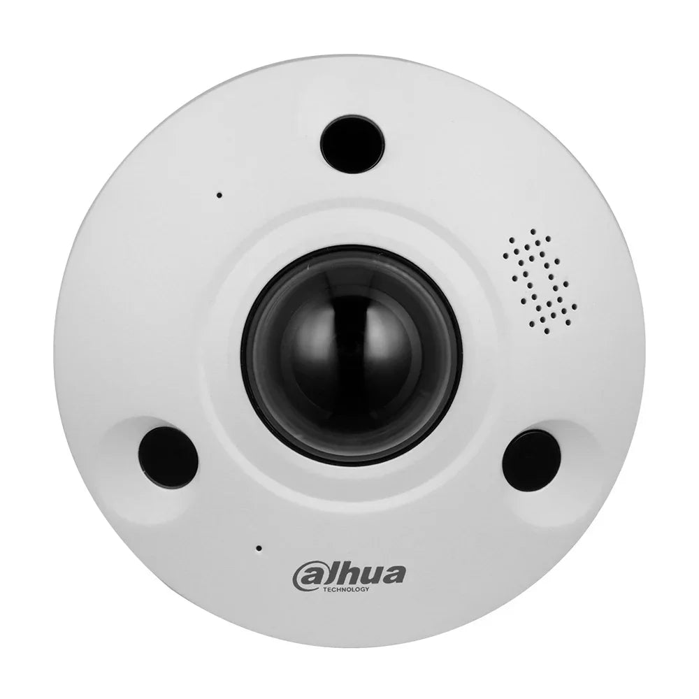 DAHUA DH-IPC-EBW81242-AS-IVC Cámara de Seguridad IP POE Fisheyes Ojo de Pez 4K 12MP 360º Micrófono IR 10m Conteo de Personas WIZMIND