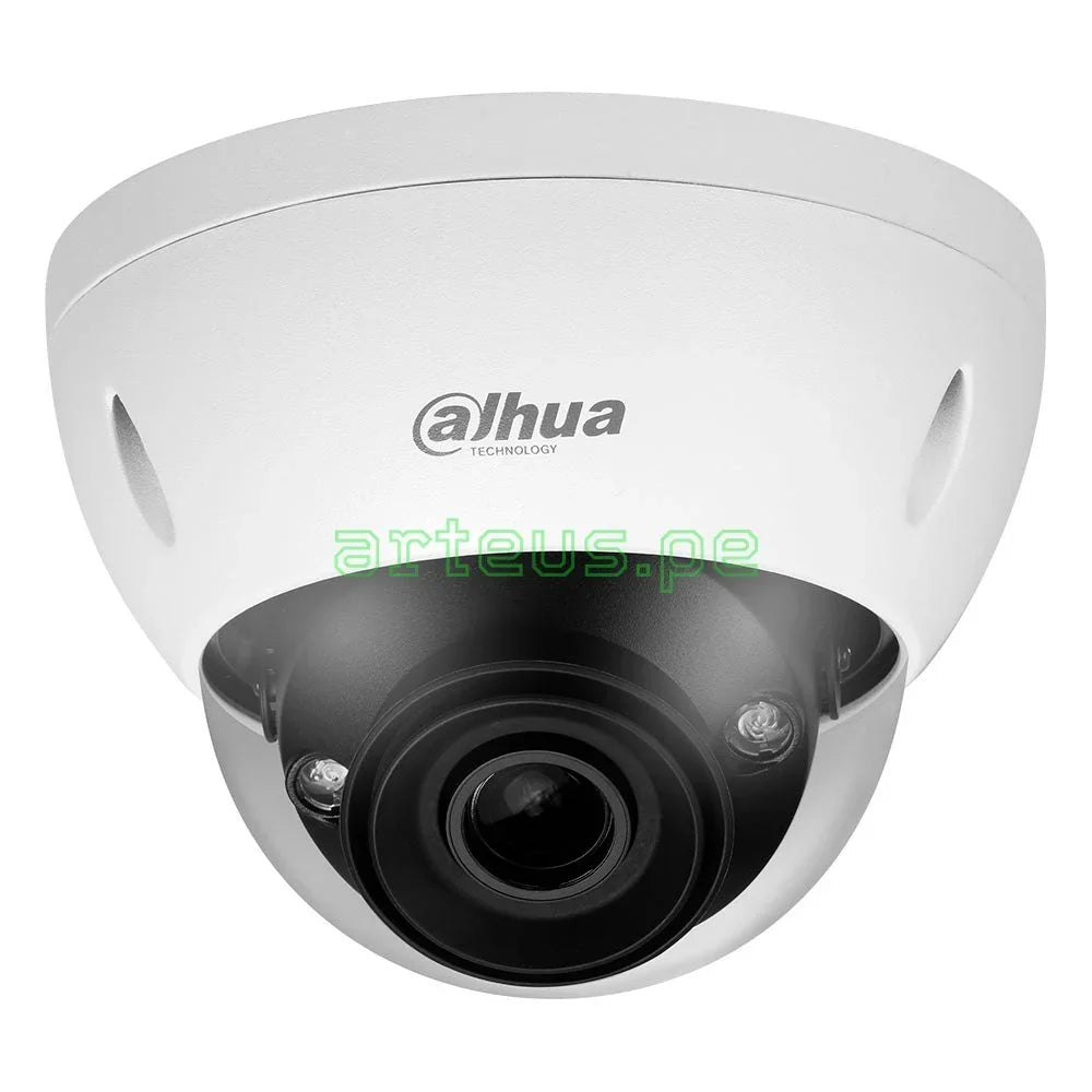 Cámara de seguridad domo Dahua blanca para videovigilancia y monitoreo de redes