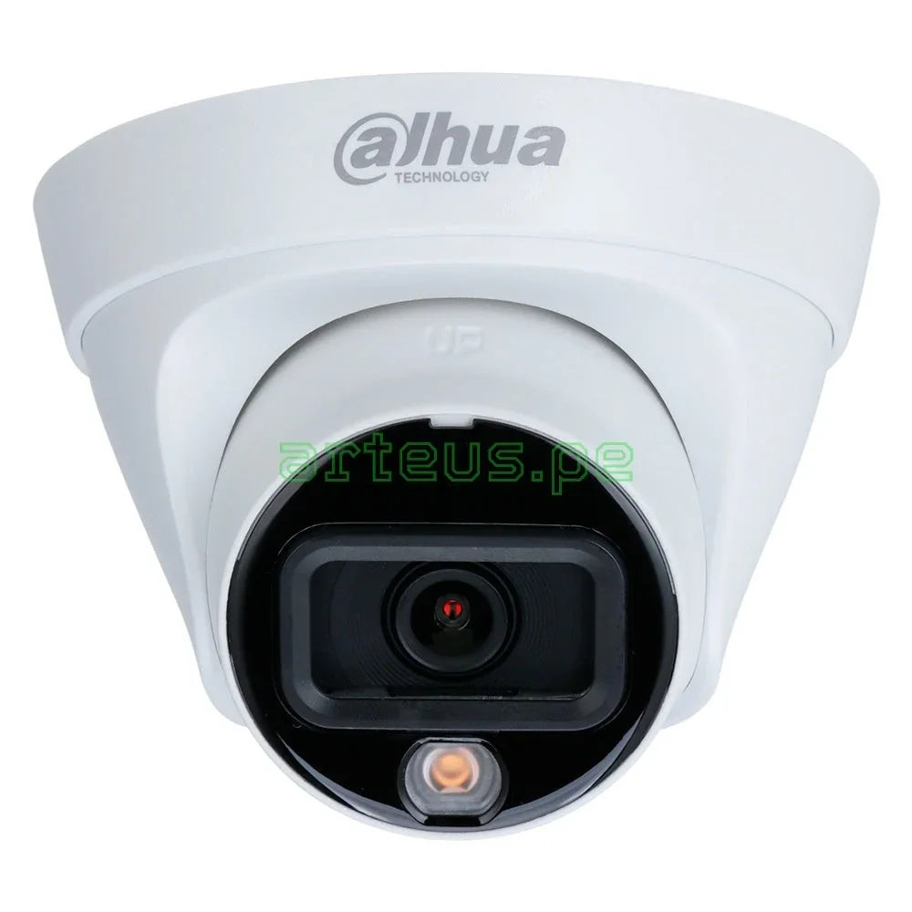 DAHUA IPC-HDW1239T1-LED-S6 Cámara de Seguridad IP POE 2MP Full HD 2.8mm IP67 Led 10m FULL COLOR