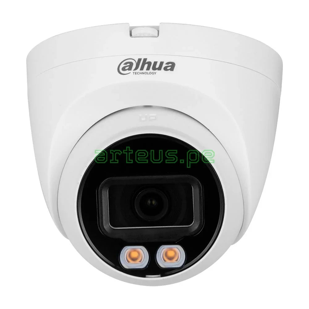 DAHUA DH-IPC-HDW2449T-S-LED Camara de Seguridad IP POE 2K 4MP 2.8mm IP67 WDR Micrófono IR/Led 30m FULLCOLOR WIZSENSE