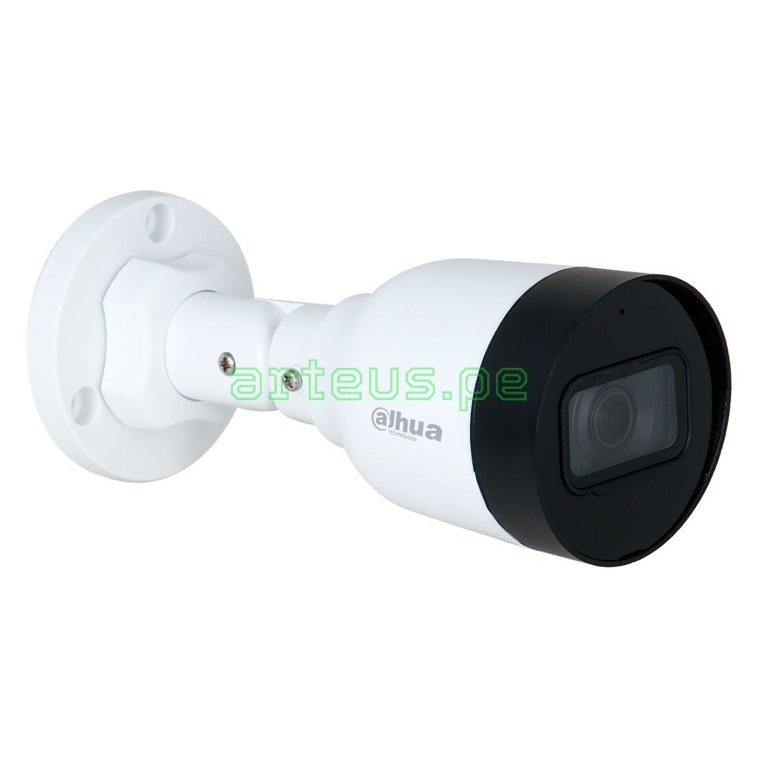 Cámara de seguridad tipo bala blanca Dahua para videovigilancia exterior o interior