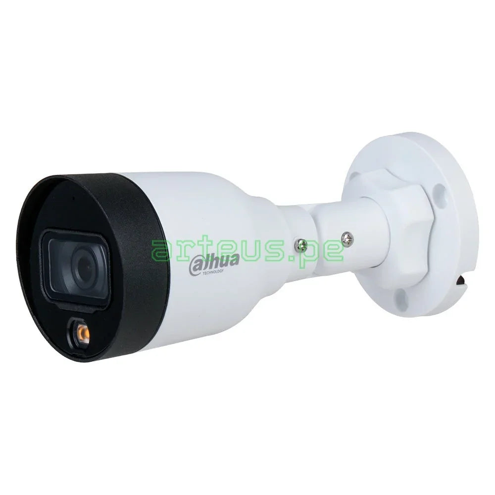 DAHUA DH-IPC-HFW1439S1-A-LED Cámara de Seguridad IP POE, 4MP, 2K, 2.8mm, WDR, IP67. Led 15m. Micrófono. FULL COLOR