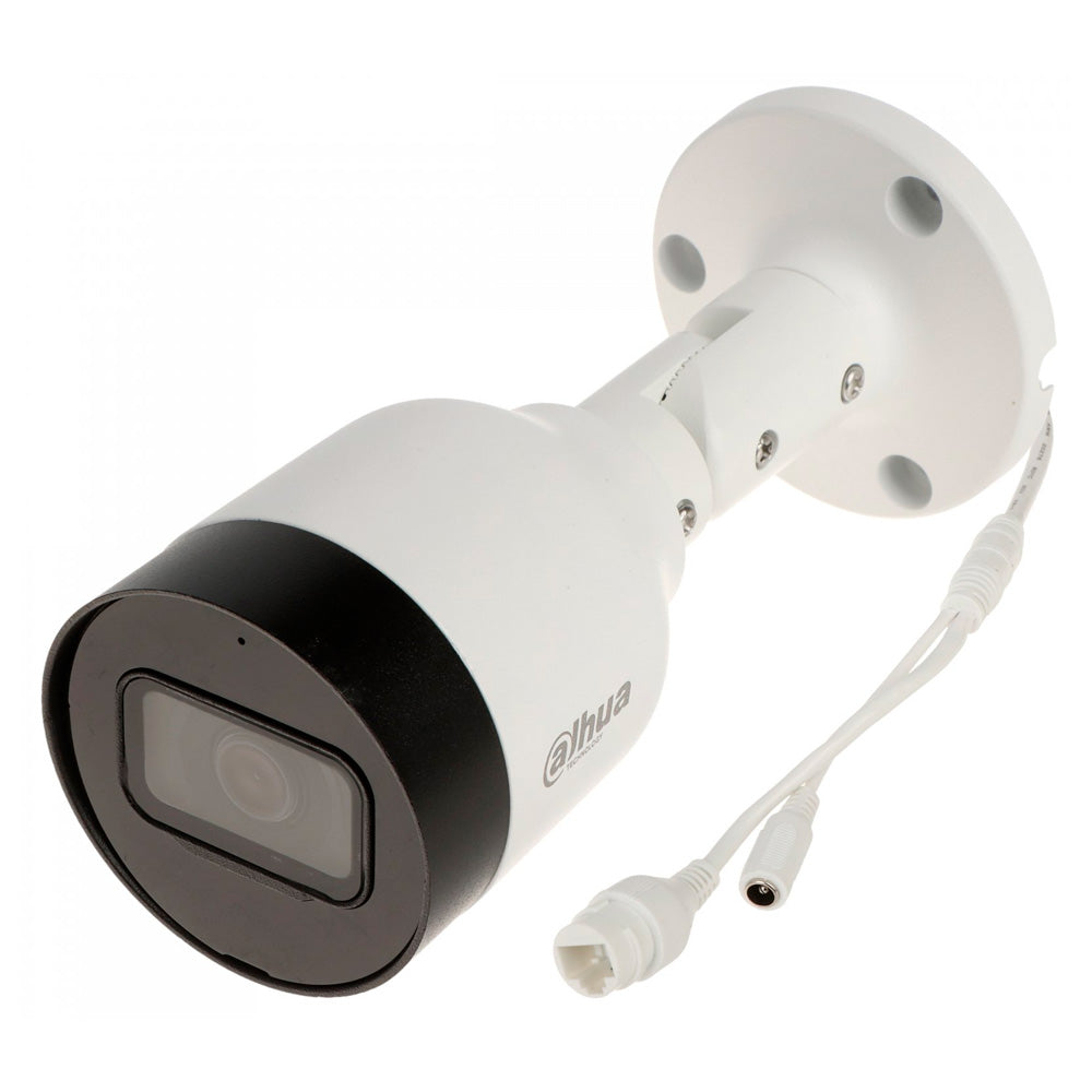 DAHUA IPC-HFW1530S-S6 Cámara de Seguridad IP POE, 5MP, 2K, 2.8mm, WDR, IP67, Micrófono. IR 30m