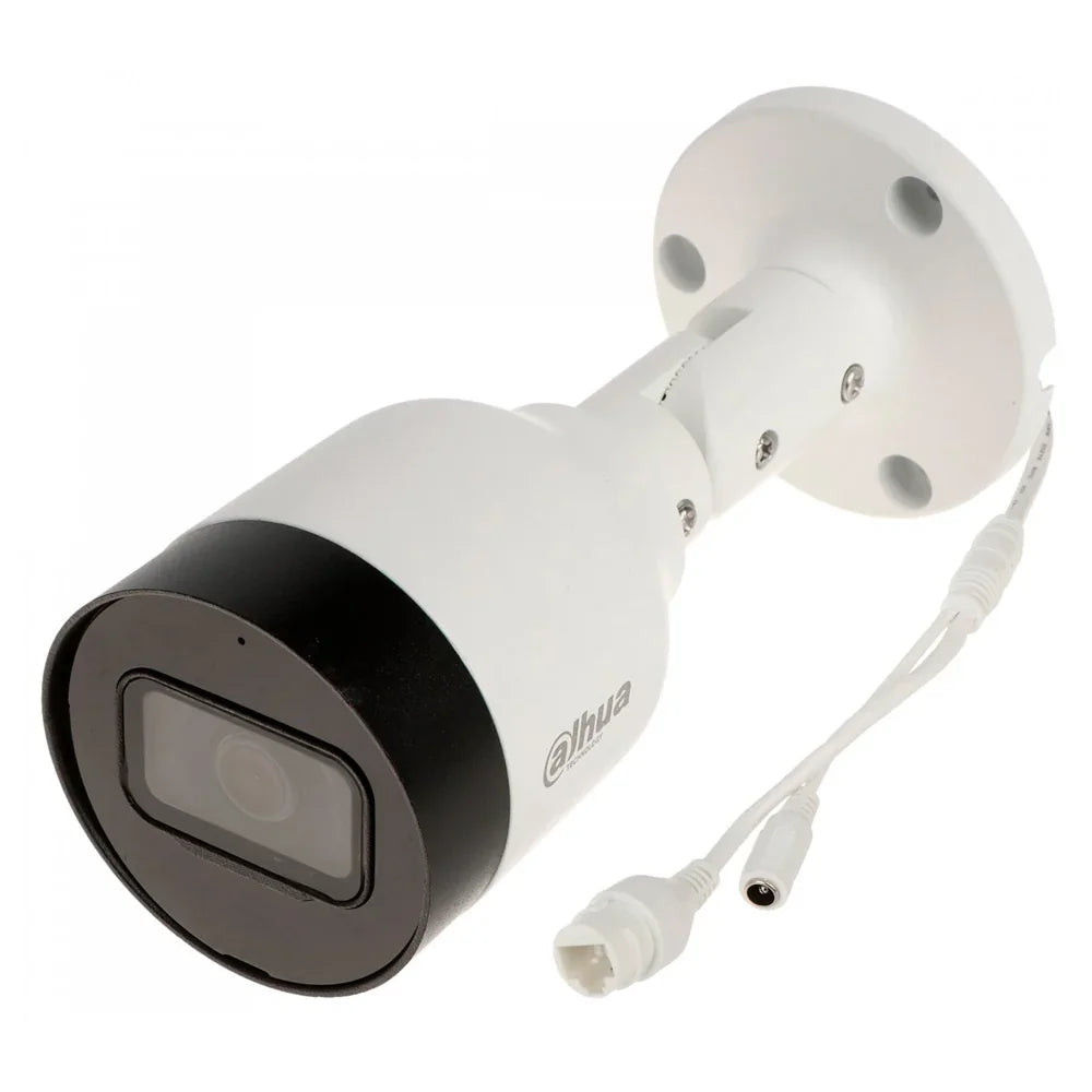 DAHUA IPC-HFW1530S-S6 Cámara de Seguridad IP POE, 5MP, 2K, 2.8mm, WDR, IP67, Micrófono. IR 30m