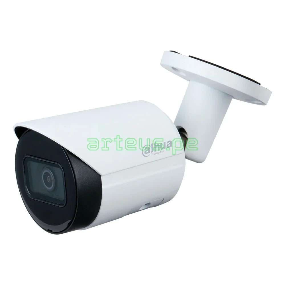 Cámara de vigilancia tipo bullet blanca para seguridad electrónica y videovigilancia IP