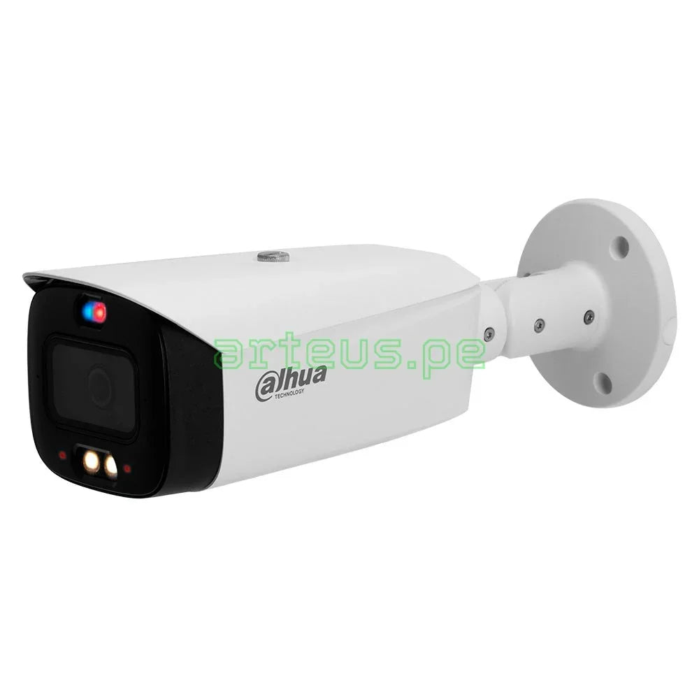 DAHUA DH-IPC-HFW3449T1-AS-PV TIOC Cámara de Seguridad IP POE 2K 4MP 2.8mm WDR, IP67. LED 40m. Micrófono y Parlante. WIZSENSE FULLCOLOR