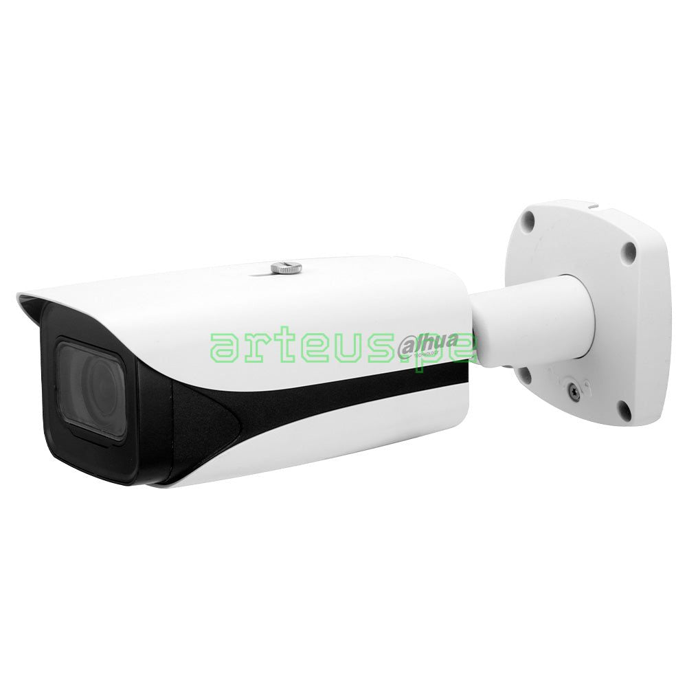 Cámara de seguridad tipo bala para videovigilancia, carcasa blanca y soporte de pared