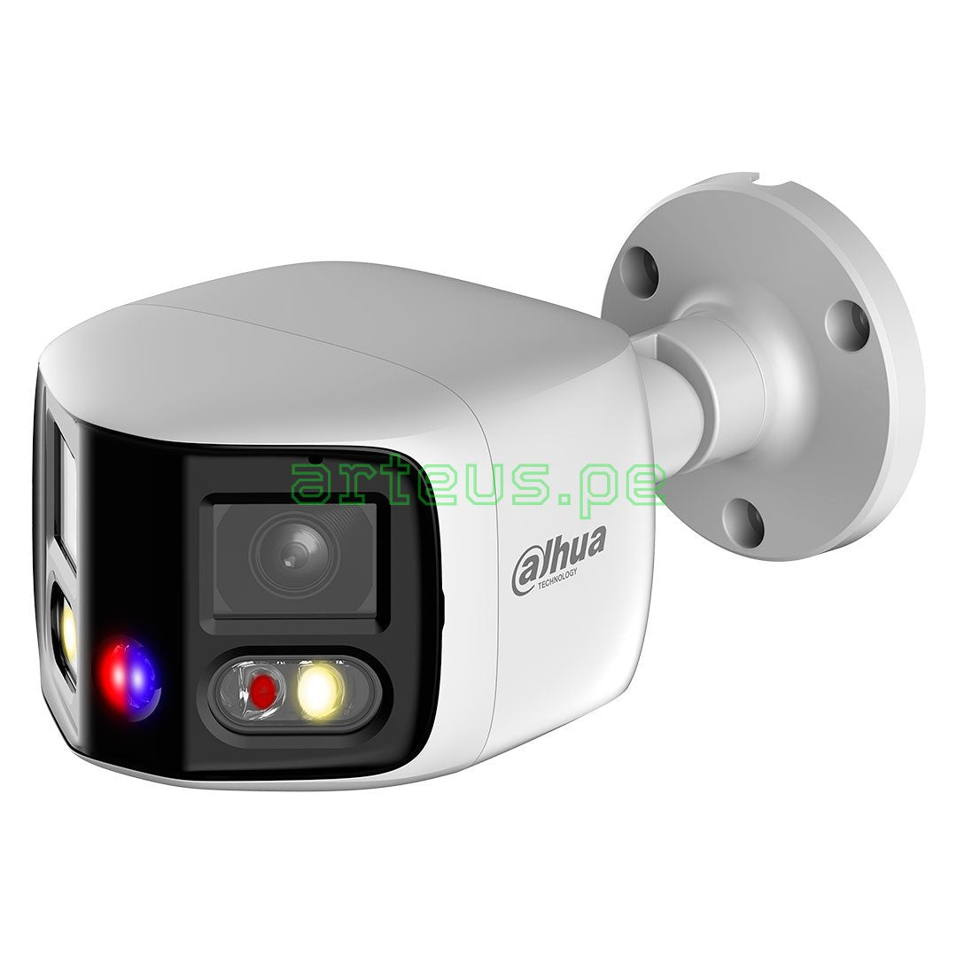 DAHUA IPC-PFW3849S-A180-AS-PV Cámara de red WizSense con focal fija y empalme dual TiOC de 2x4 MP