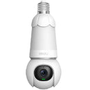 IMOU BULB 3MP Câmera de segurança inteligente WIFI Bulb 2K 3MP PT 360º Áudio bidirecional Detecção de humanos e veículos em cores completas