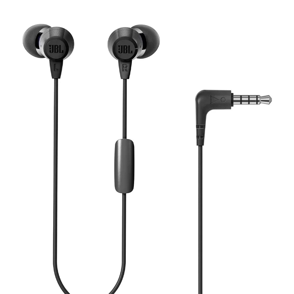 JBL C50HI Audífono con Cable Negro JBLC50HIBLK