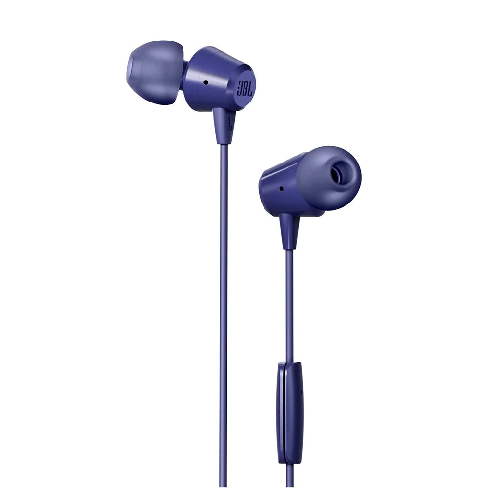 JBL C50HI, Audífono de Botón Azul - JBLC50HIBLU