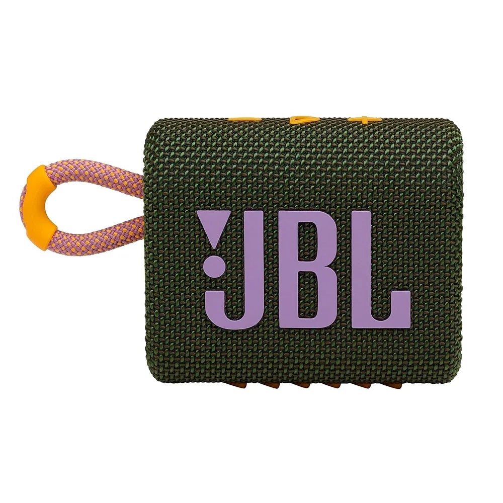 JBL GO 3 Parlante Portátil Inalámbrico BT IP67 Verde Militar JBLGO3GRNAM