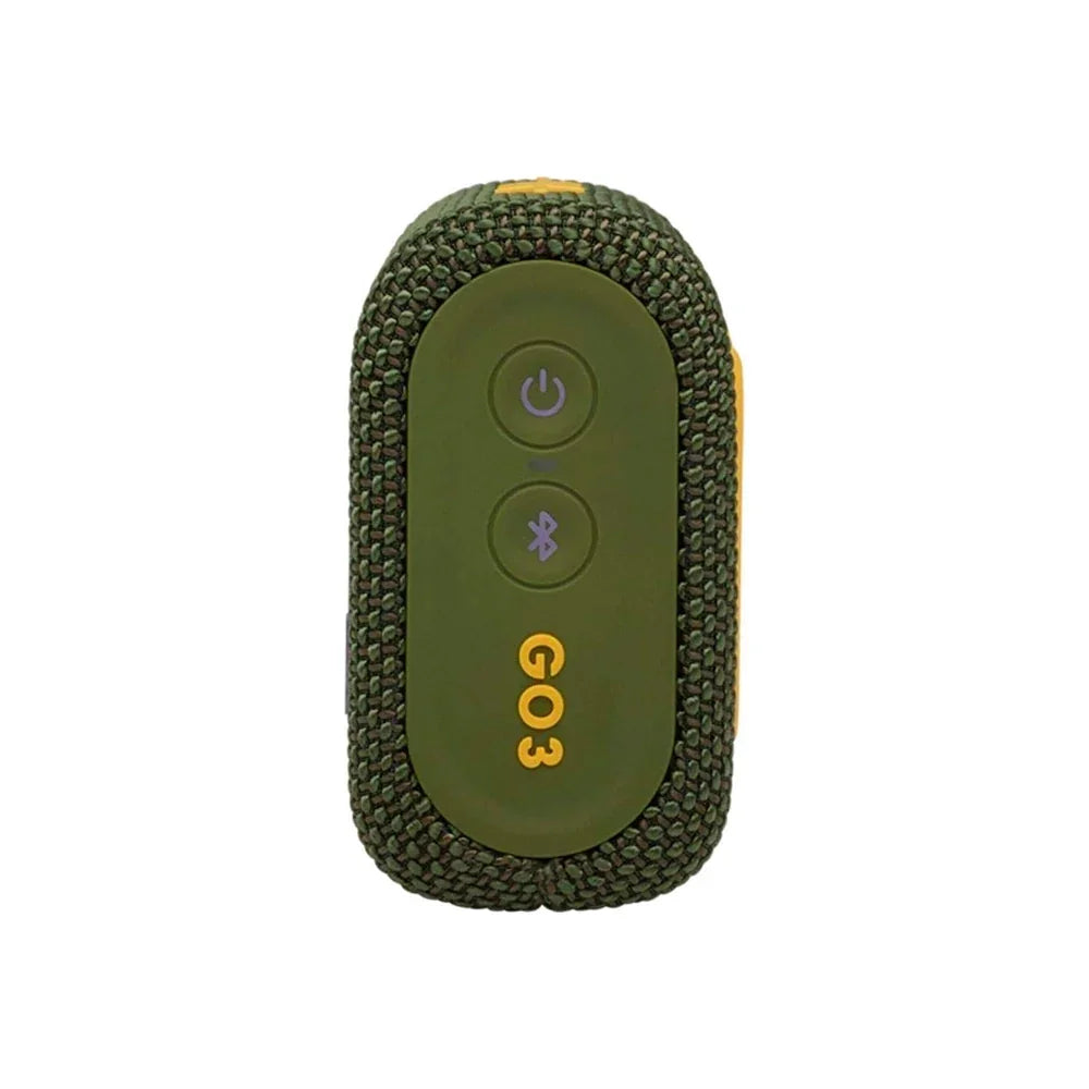 JBL GO 3 Parlante Portátil Inalámbrico BT IP67 Verde Militar JBLGO3GRNAM