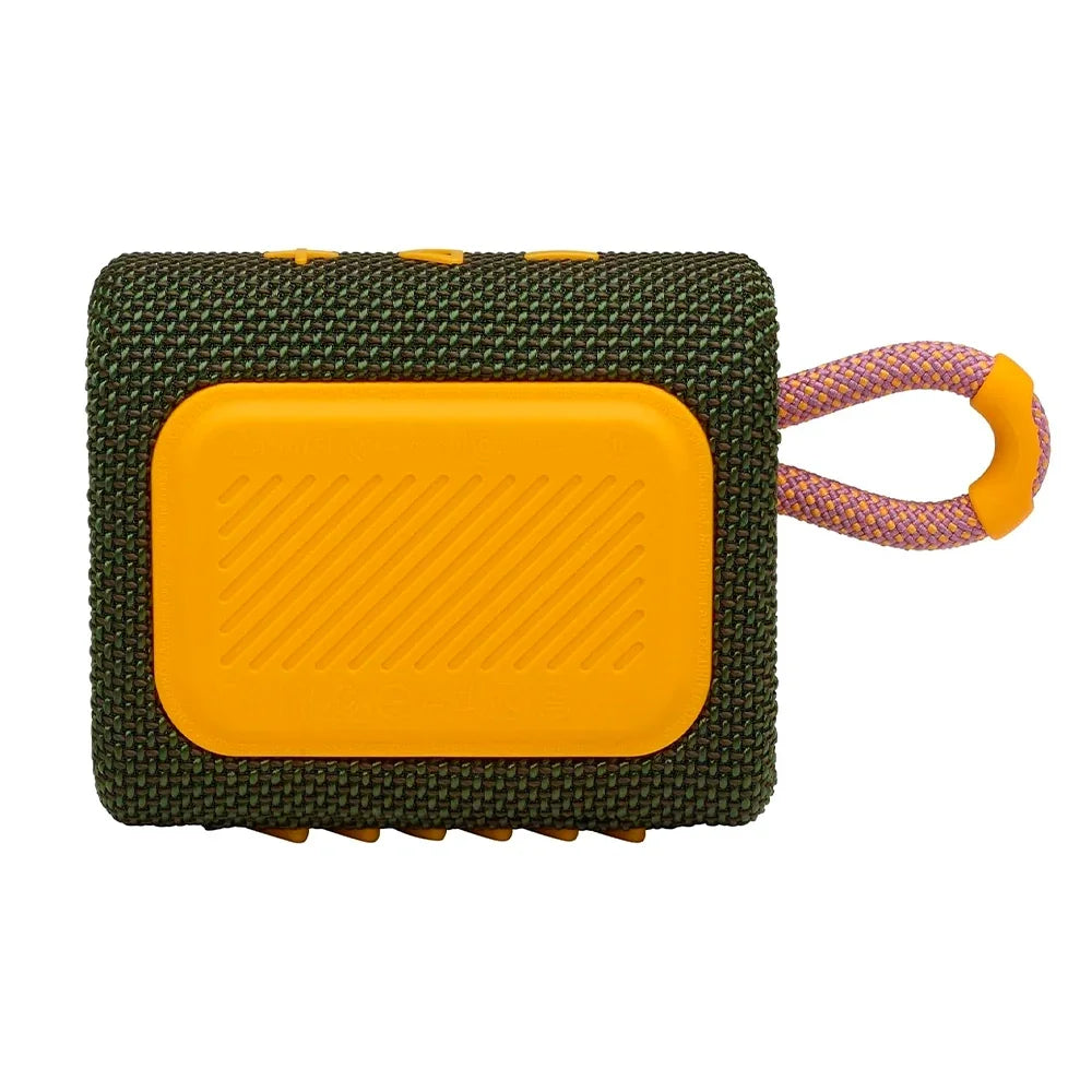 JBL GO 3 Parlante Portátil Inalámbrico BT IP67 Verde Militar JBLGO3GRNAM