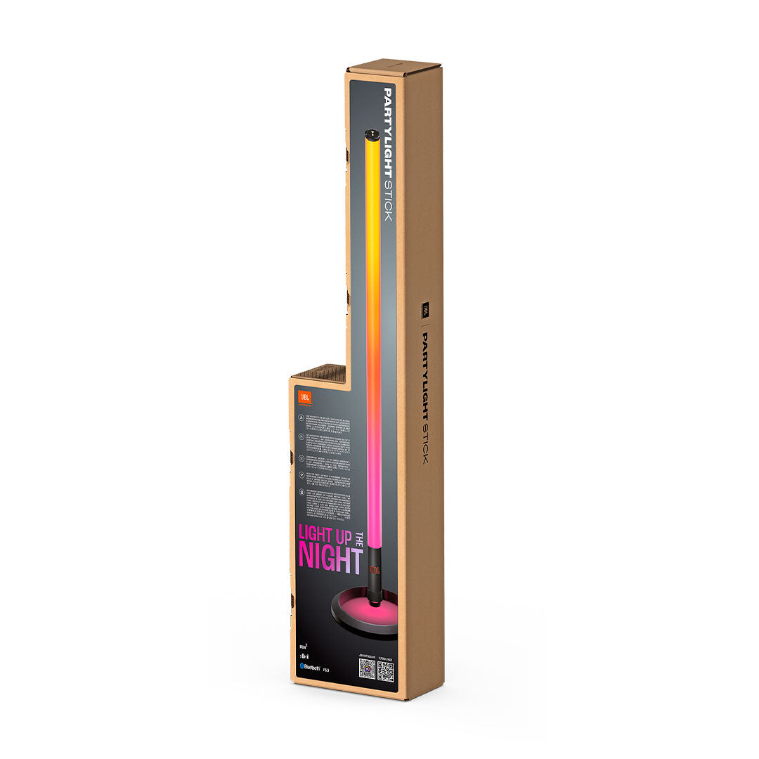 JBL PARTYLIGHT STICK Barra de Luz 360º Bluetooth IPX4 Compatible con Parlantes JBL PARTYBOX JBLPLSTICKAM