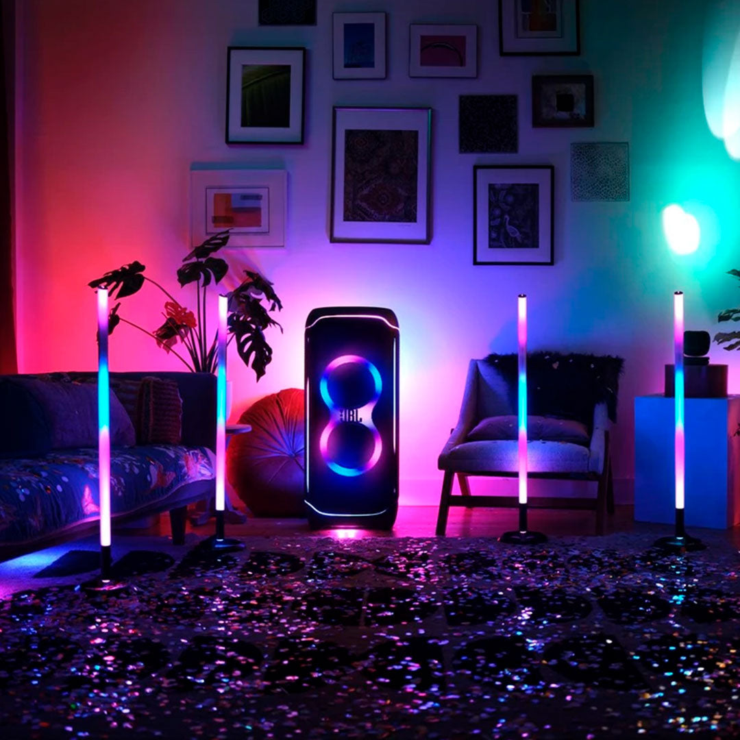 JBL PARTYLIGHT STICK Barra de Luz 360º Bluetooth IPX4 Compatible con Parlantes JBL PARTYBOX JBLPLSTICKAM
