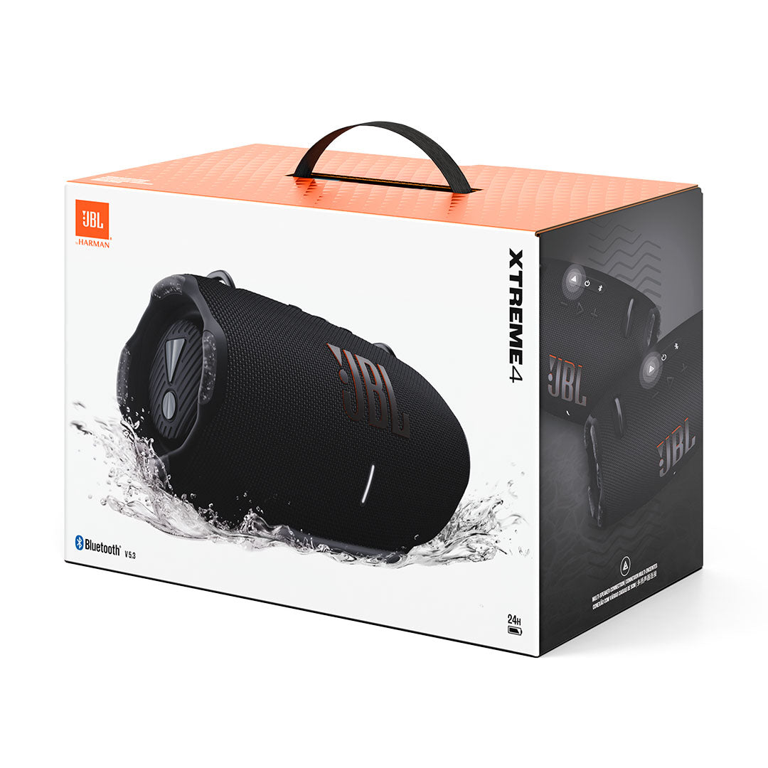 JBL XTREME 4 Altavoz Bluetooth portátil, resistente al agua, correa para el hombro, Negro