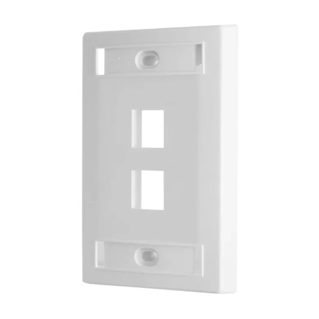 DIXON JE317A-V2/WH Faceplate Placa frontal ejecutiva 2 Puertos blanco