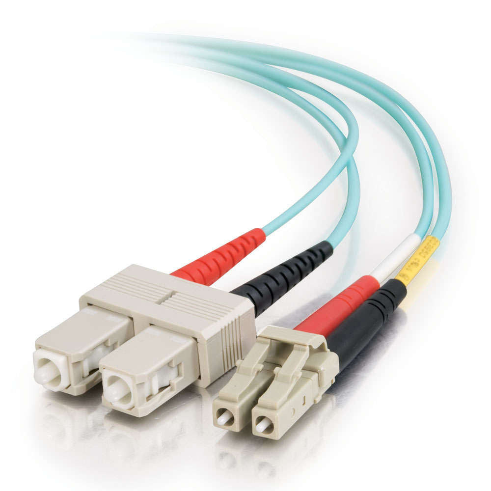 MMC JLCSC3DMUL50OM3 Jumper Patch Cord de Fibra Optica LC-SC UPC Duplex Multimodo OM3 LSZH 3m