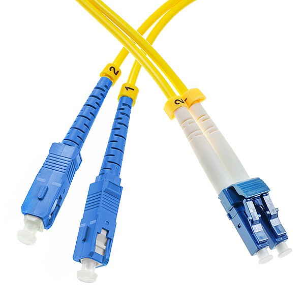 MMC JSCLC3DMONO Jumper Patch Cord de Fibra Optica LC-SC UPC Duplex Monomodo OS2 LSZH 3m