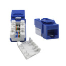 SATRA 102010004 Conector Jack CAT6 RJ45 ANSI/TIA 568-C ETL, Azul