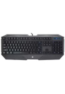 Teclado ergonômico HP K130 com 105 teclas, apoio para pulso e cabo USB
