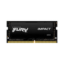 KINGSTON KF432S20IB/8 - Memória Ram Kingston Fury Impact 8GB SODIMM, DDR4 3200 MHz PC4-25600 CL20 1,2V.