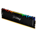 KINGSTON KF436C16RBA/8 Kingston Fury Renegade 8 GB DDR4-3600 MHz PC4-28800 CL16 1,35 V 288 pinos Memória RAM não ECC