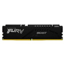 KINGSTON KF552C40BB-16 - Kingston Fury Beast 16 GB DDR5-5200 MHz PC5-41600 CL40, 1,25 V 288 pinos XMP 3.0 Memória Ram