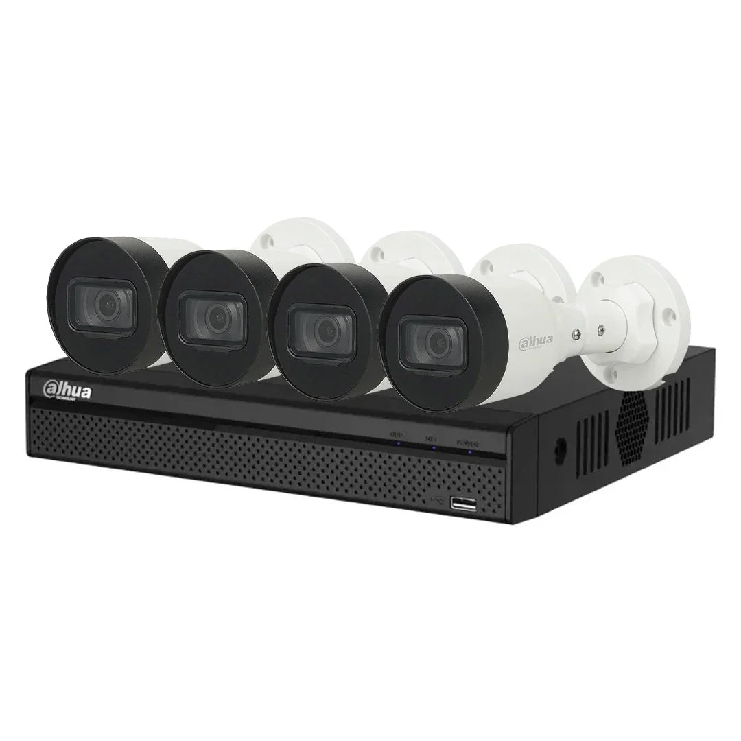 DAHUA DH-KIT/NVR1104HS-P-S3/H/4- HFW1230S1P-03 4 camaras bala 2mp + 1 grabador