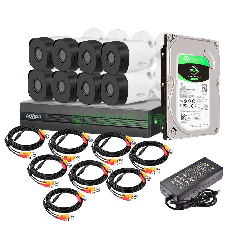 Kit Caméra AHD Enxun 8CH 720P Avec Enregistreur MVR-HK883 – Neuf