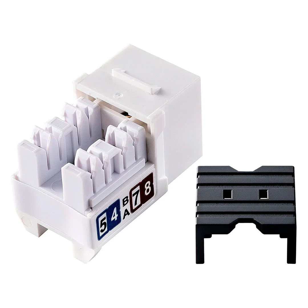 DIXON KJ38-C6A-US/WHN Jack RJ45 Cat 6A blanco de poncheo