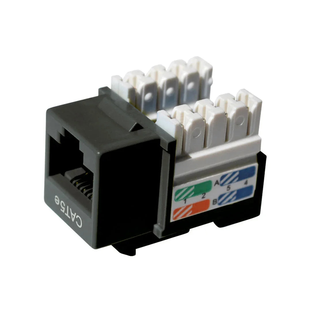 DIXON KJ8-CE-US/BKN Jack RJ45 Cat 5e negro de poncheo
