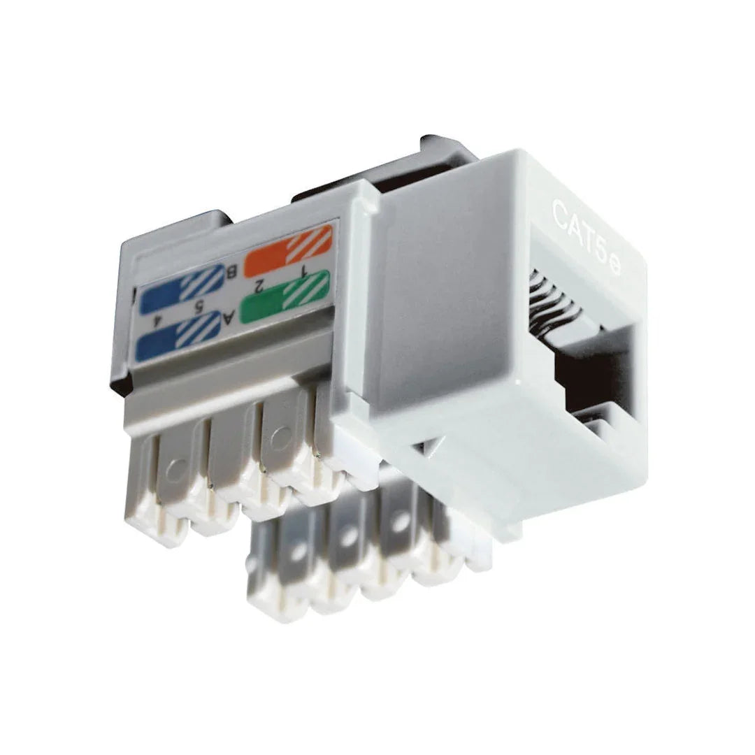 DIXON KJ8-CE-US/WHN Jack RJ45 Cat 5e blanco de poncheo