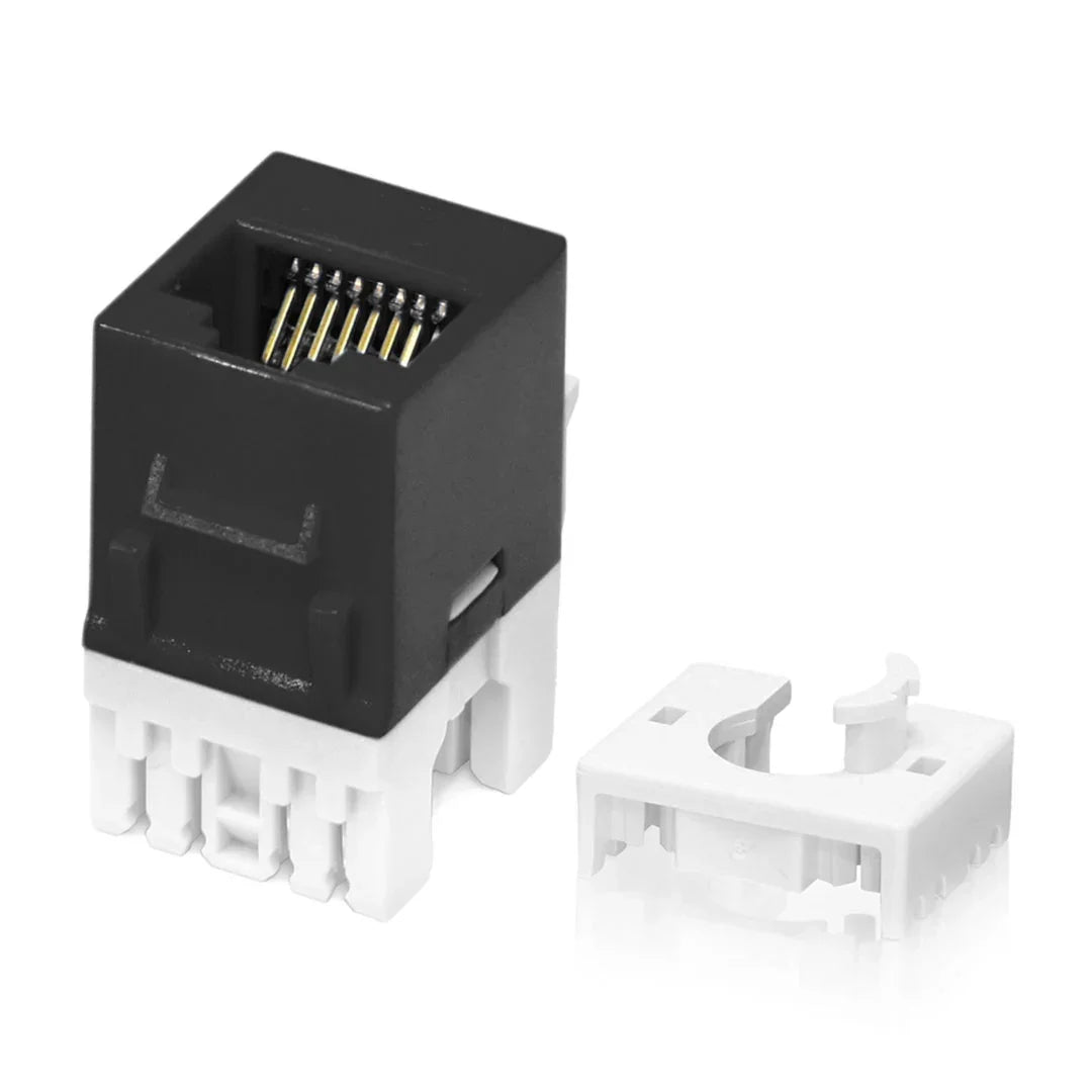 DIXON KJ88-C6-US/BK Jack RJ45 Cat 6 de poncheo negro