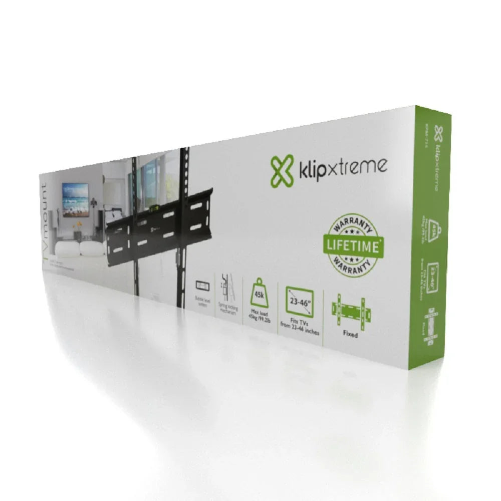 KLIPXTREME KPM-715 Soporte fijo para monitor y TV de 23"-46"