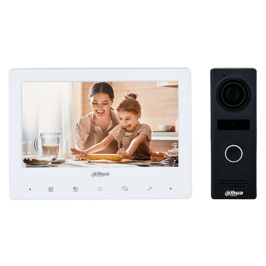 DAHUA KTA03M Kit Video Portero Analógico Pantalla LCD táctil 7" con Cámara 1.3MP