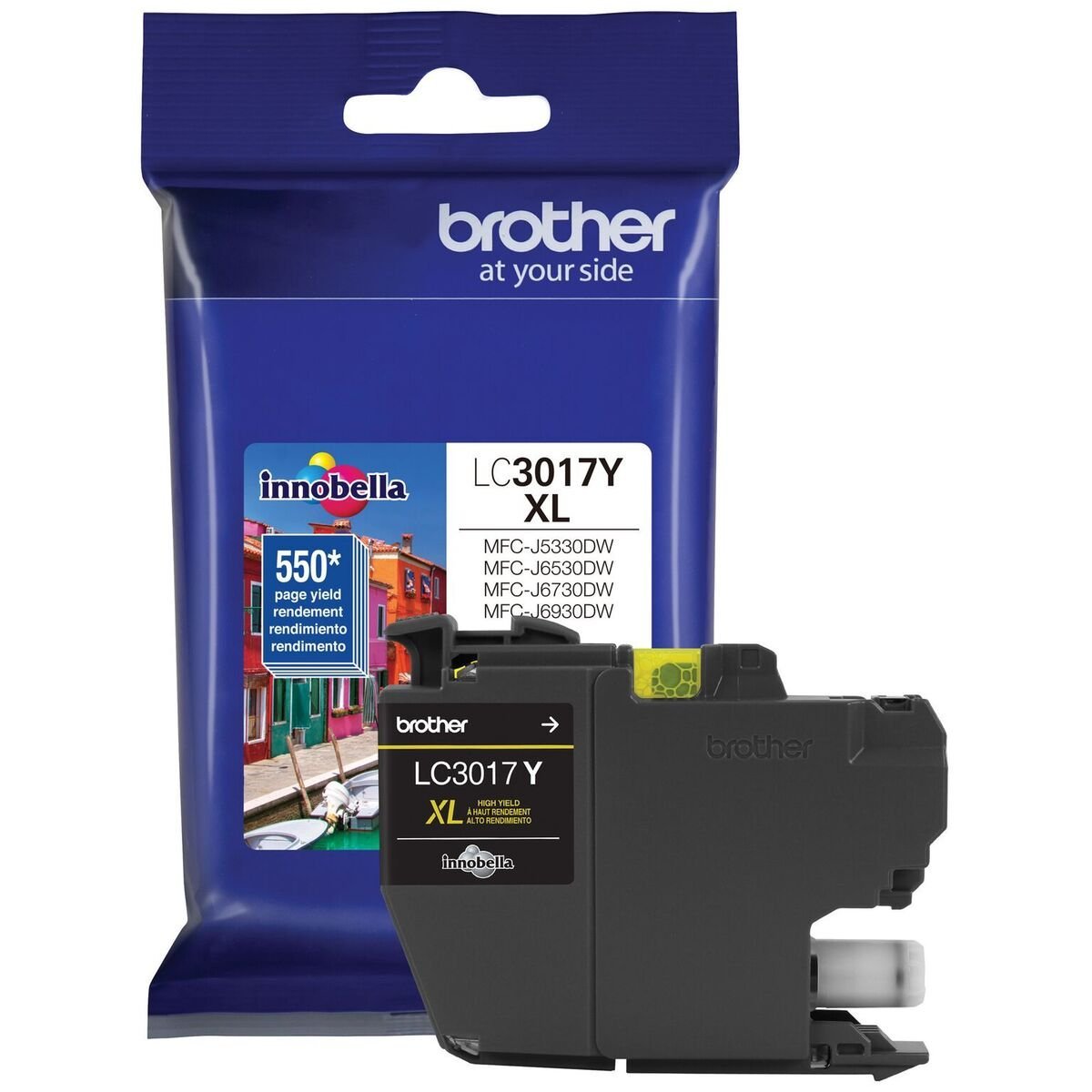 BROTHER LC3017Y Cartucho de Tinta Color Amarillo 550 Paginas