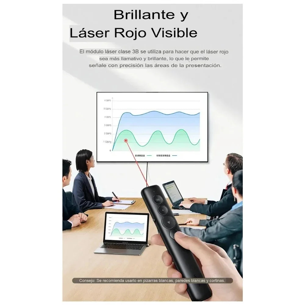 UGREEN LP479 50654 Puntero Presentador Láser Inalámbrico 100m