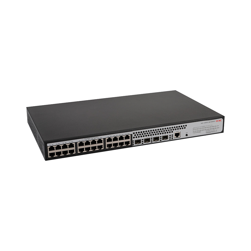 H3C S1850V2-28P-HPWR-EI Switch Ethernet L2 24 Puertos Gigabit PoE+ 370W + 4 Puertos SFP